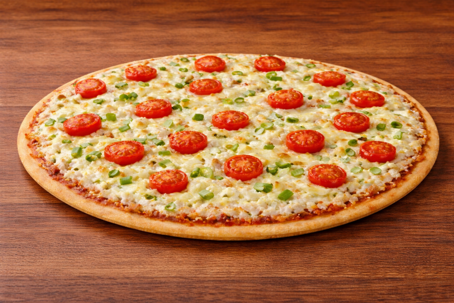 verzauberte Frühlingspizza