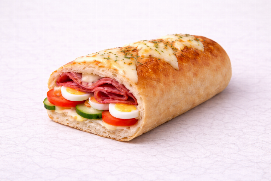 Bambini Baguette mit Salami
