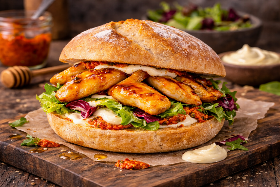 Burger Mediterrane Art