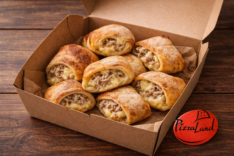 8 Pizzabrötchen mit Thunfisch Käse